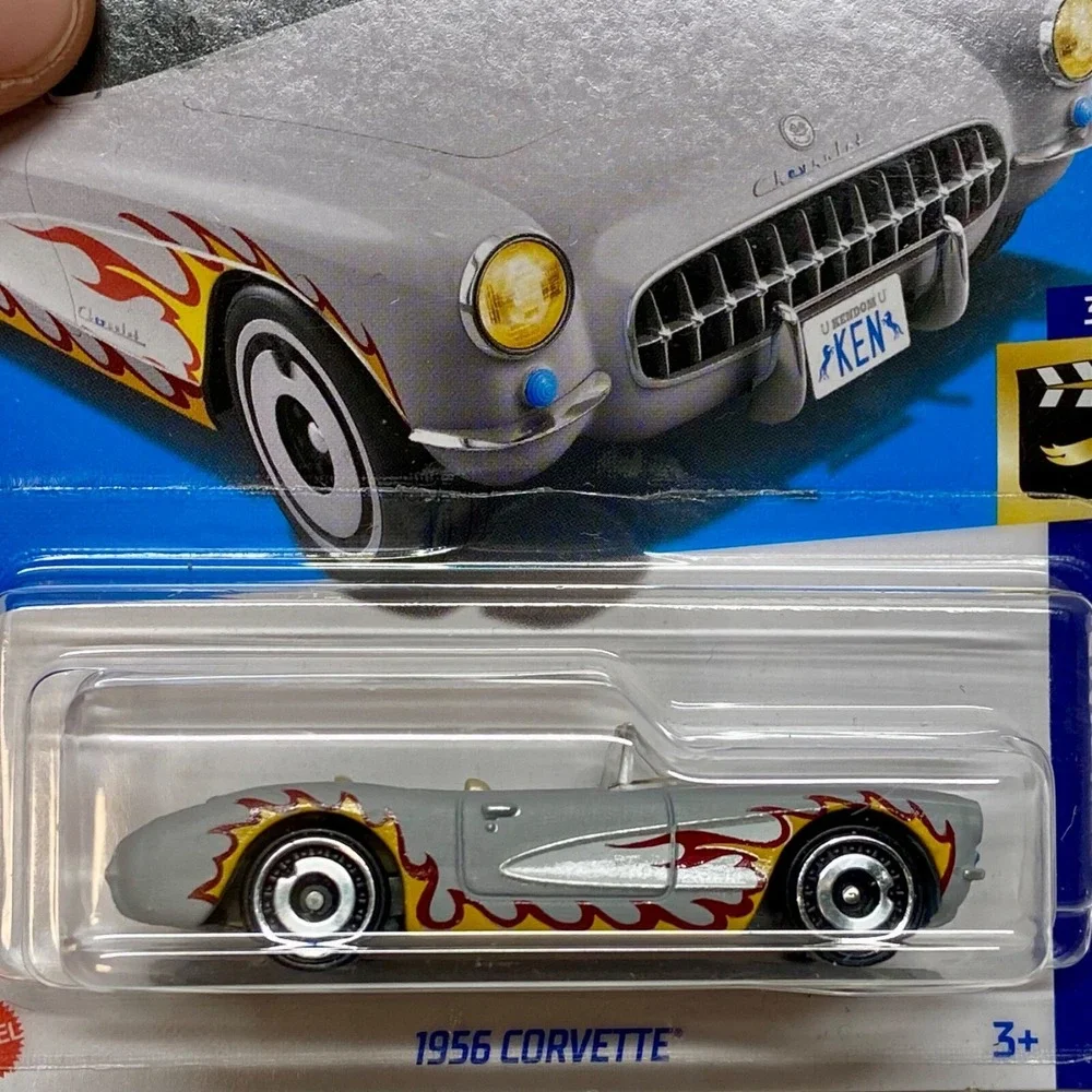 Hot Wheels cardboard card